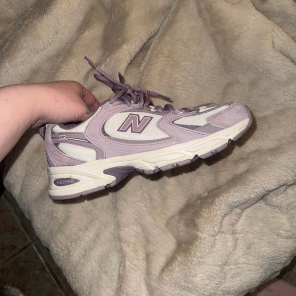 New Balance Shoes - New Balance Women's Lavender and White Sneakers